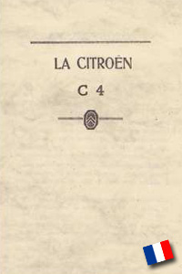 CitroÃ«n C4 Manual 1933